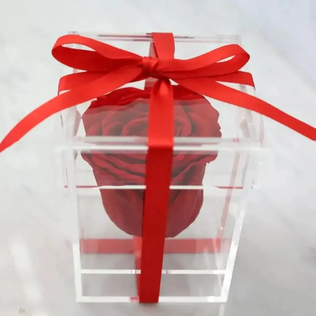 Preserved Rose in Plexibox — Image 4 of 10